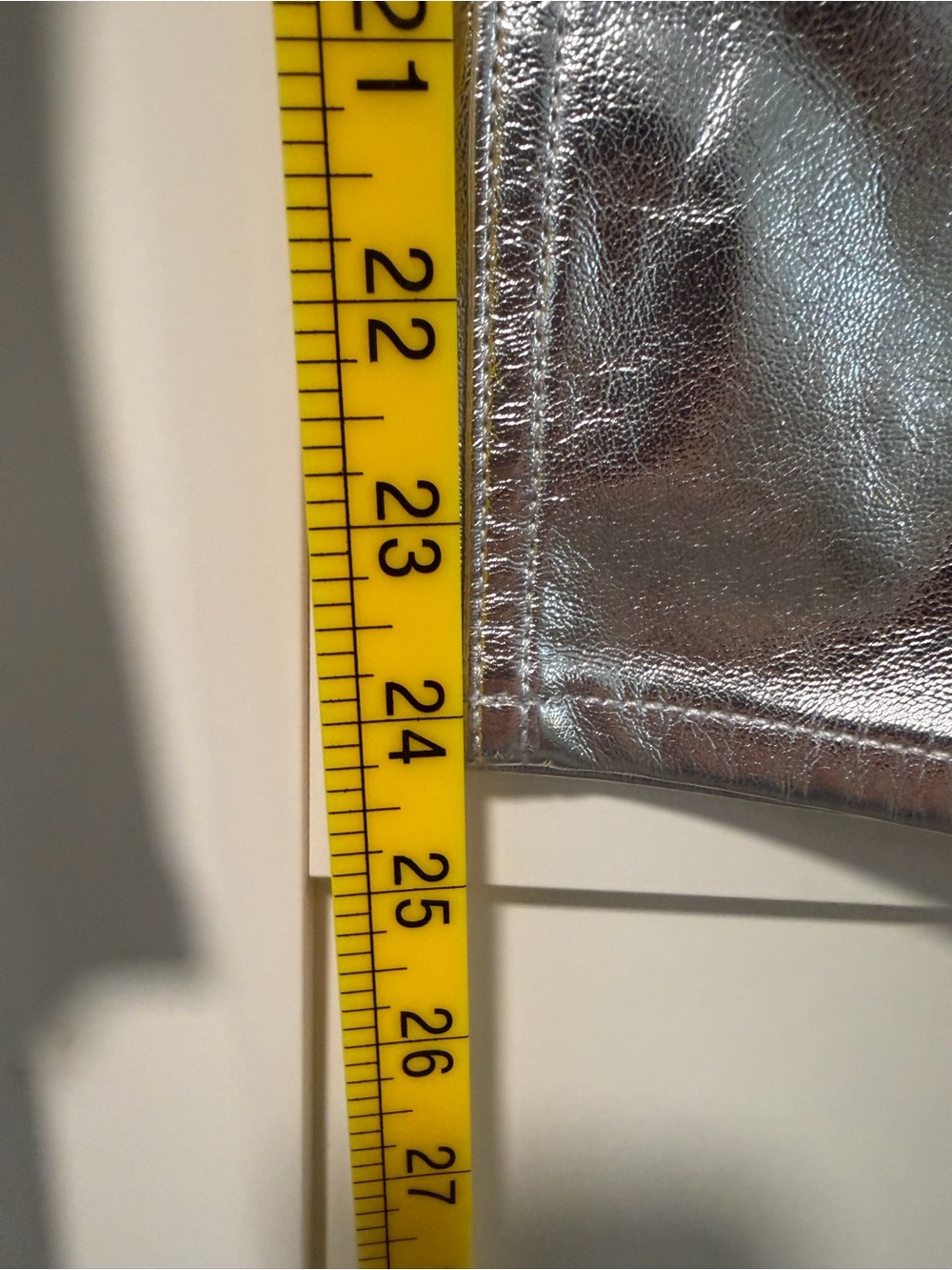 Gap Metallic Silver Straight-Leg Pants *Concert* pants! - Picture 8 of 11